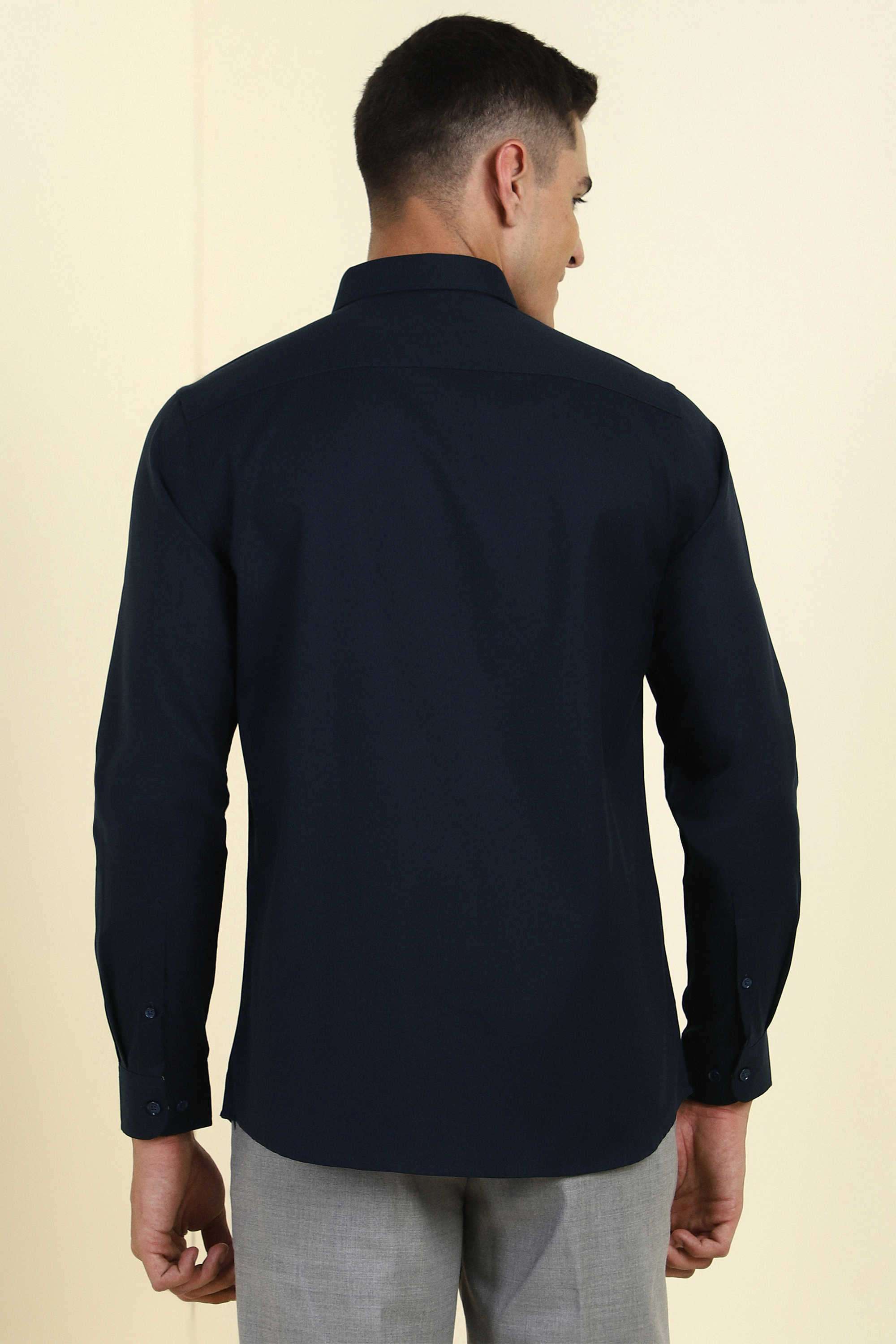 Solid-Cotton-Regular-Fit-Men-s-Formal-Wear-Shirt