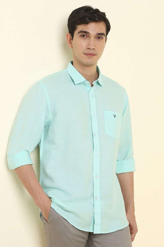 Solid-Blended-Fabric-Regular-Fit-Men-s-Formal-Wear-Shirt