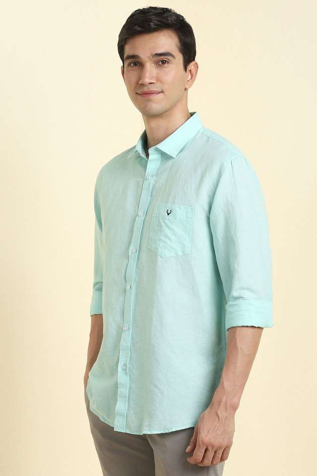 Solid-Blended-Fabric-Regular-Fit-Men-s-Formal-Wear-Shirt