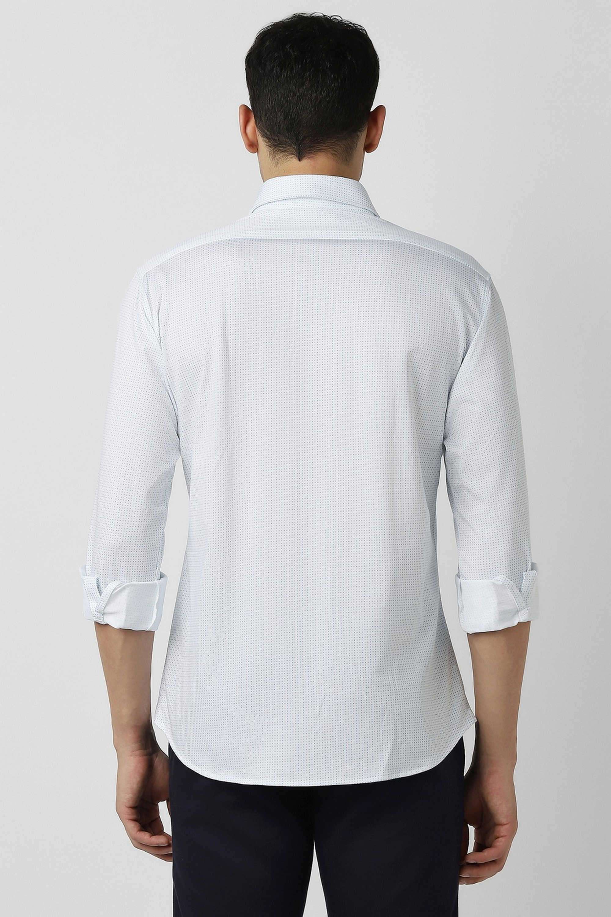 Solid-Blended-Fabric-Round-Neck-Men-s-T-Shirt