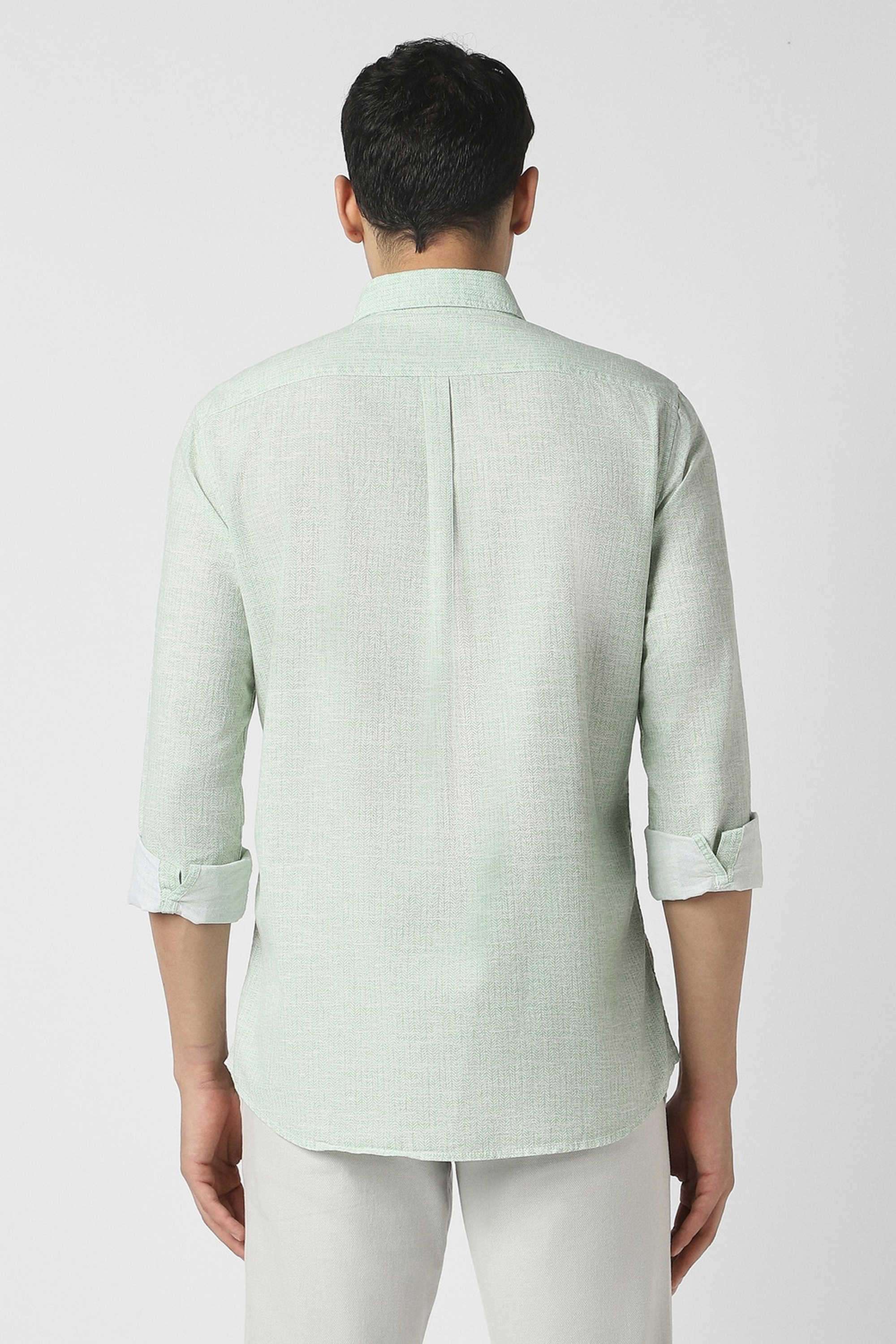 Solid-Blended-Fabric-Round-Neck-Men-s-T-Shirt