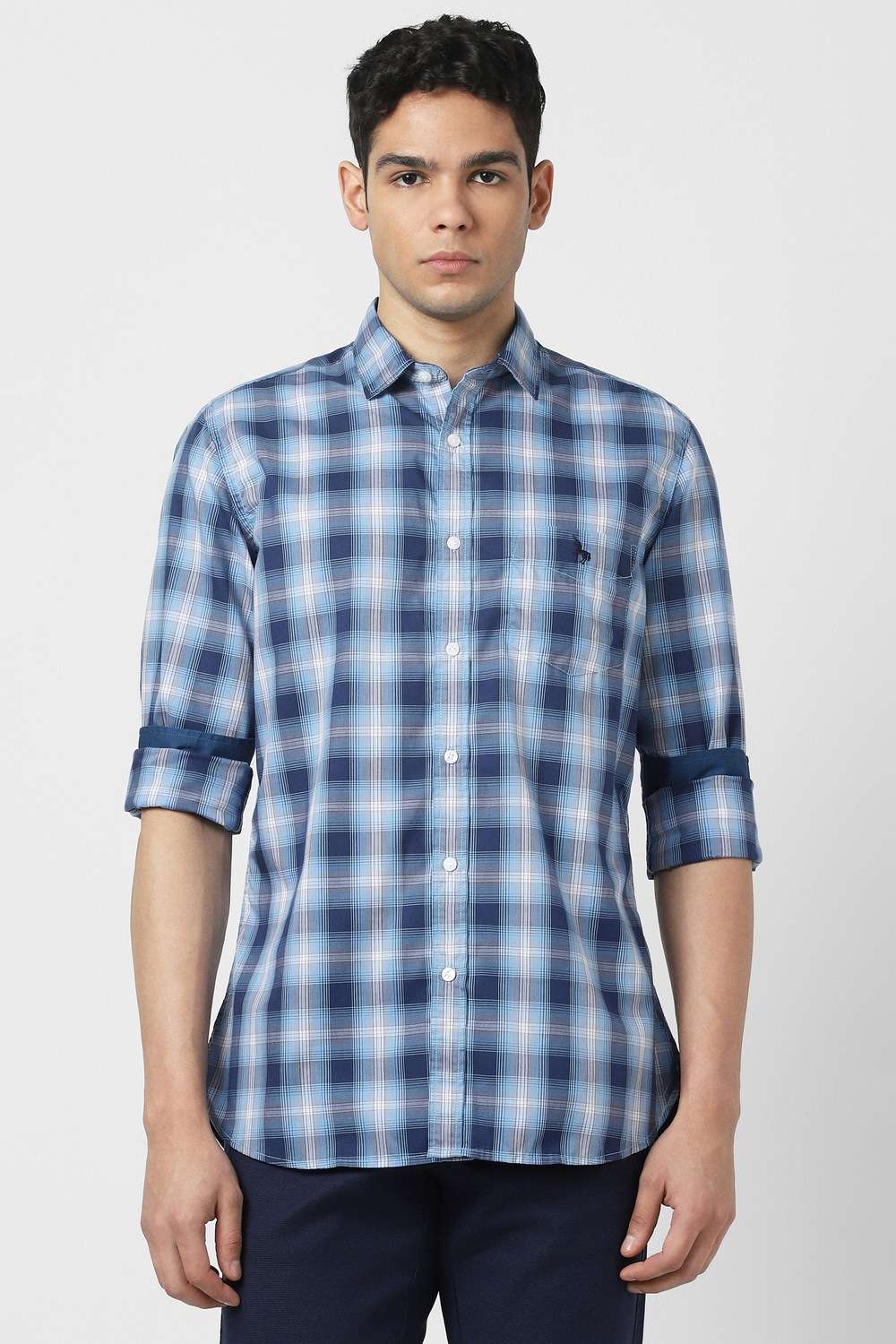 Checks-Cotton-Slim-Fit-Men-s-Casual-Shirt