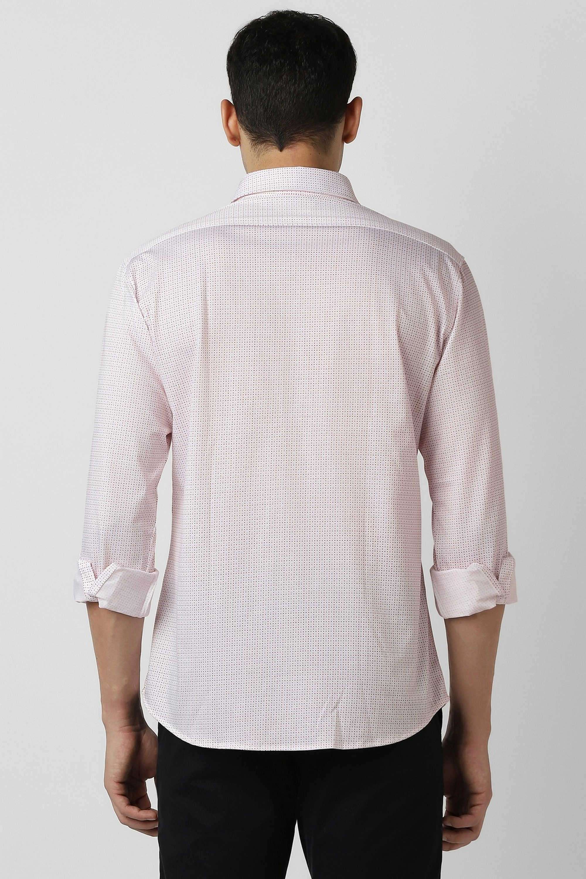 Solid-Blended-Fabric-Round-Neck-Men-s-T-Shirt