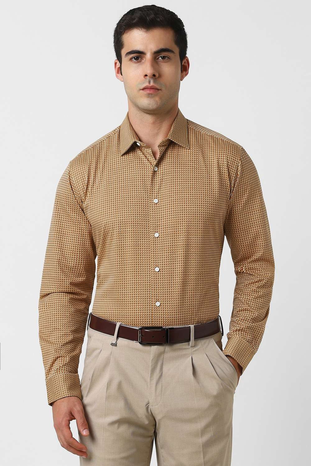 Printed-Cotton-Slim-Fit-Men-s-Formal-Shirt