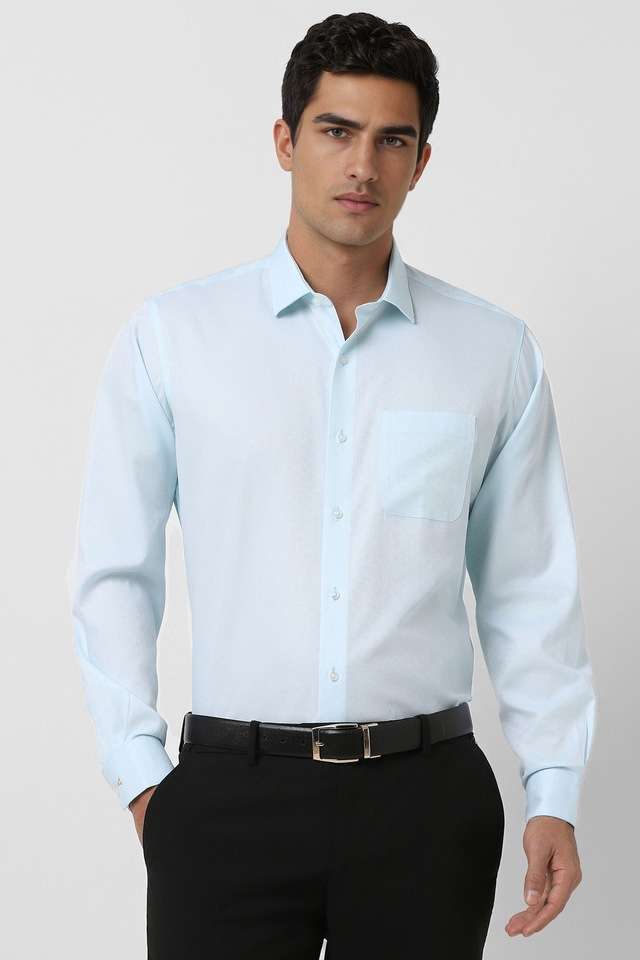 Solid-Cotton-Regular-Fit-Men-s-Formal-Wear-Shirt
