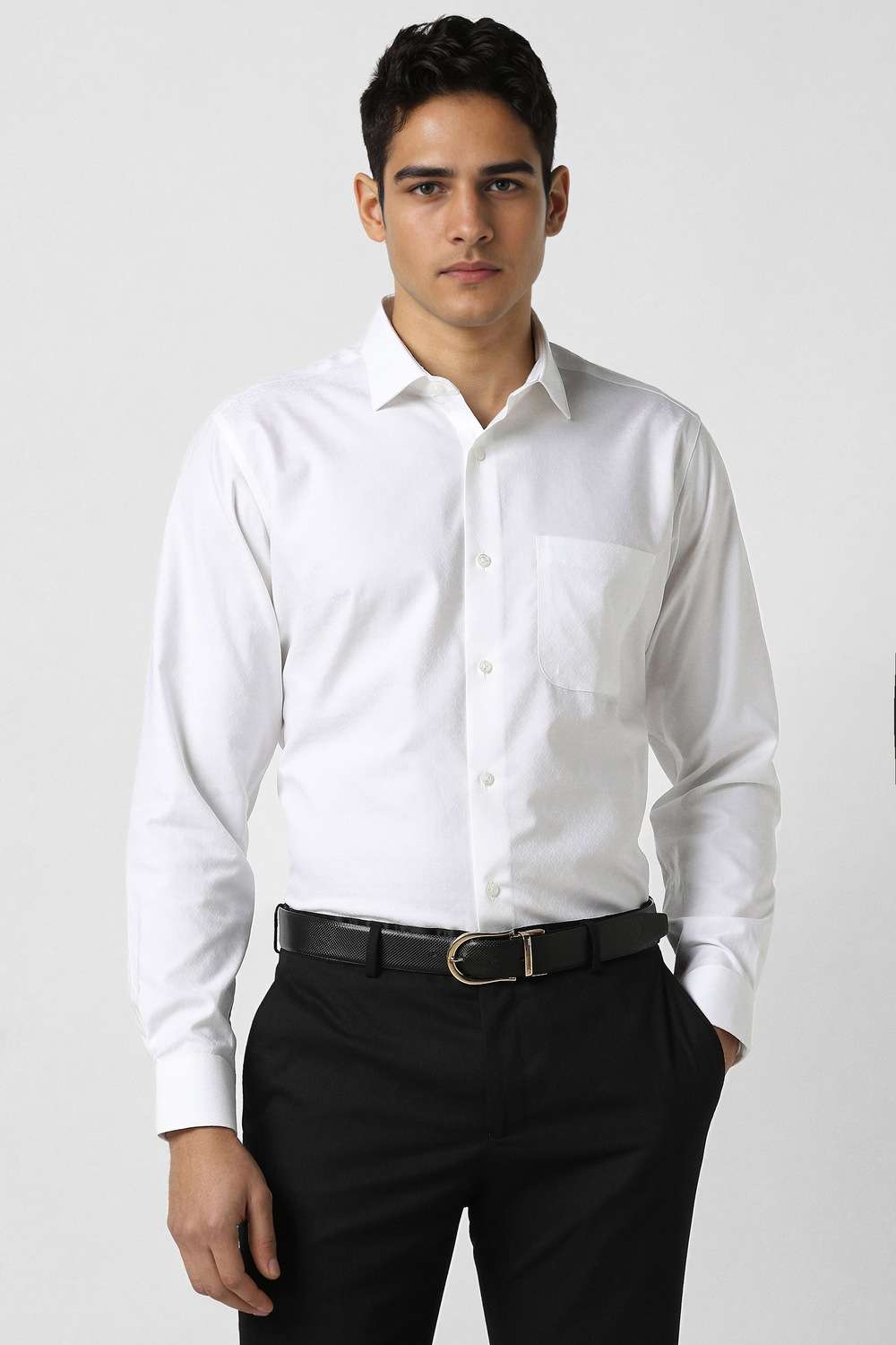 Solid-Cotton-Regular-Fit-Men-s-Formal-Shirt