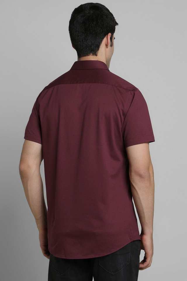 Solid-Cotton-Slim-Fit-Men-s-Casual-Wear-Shirt