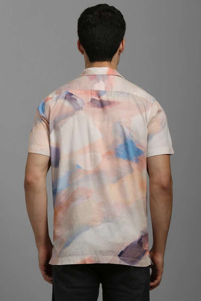 Printed-Cotton-Blend-Slim-Fit-Men-s-Casual-Wear-Shirt