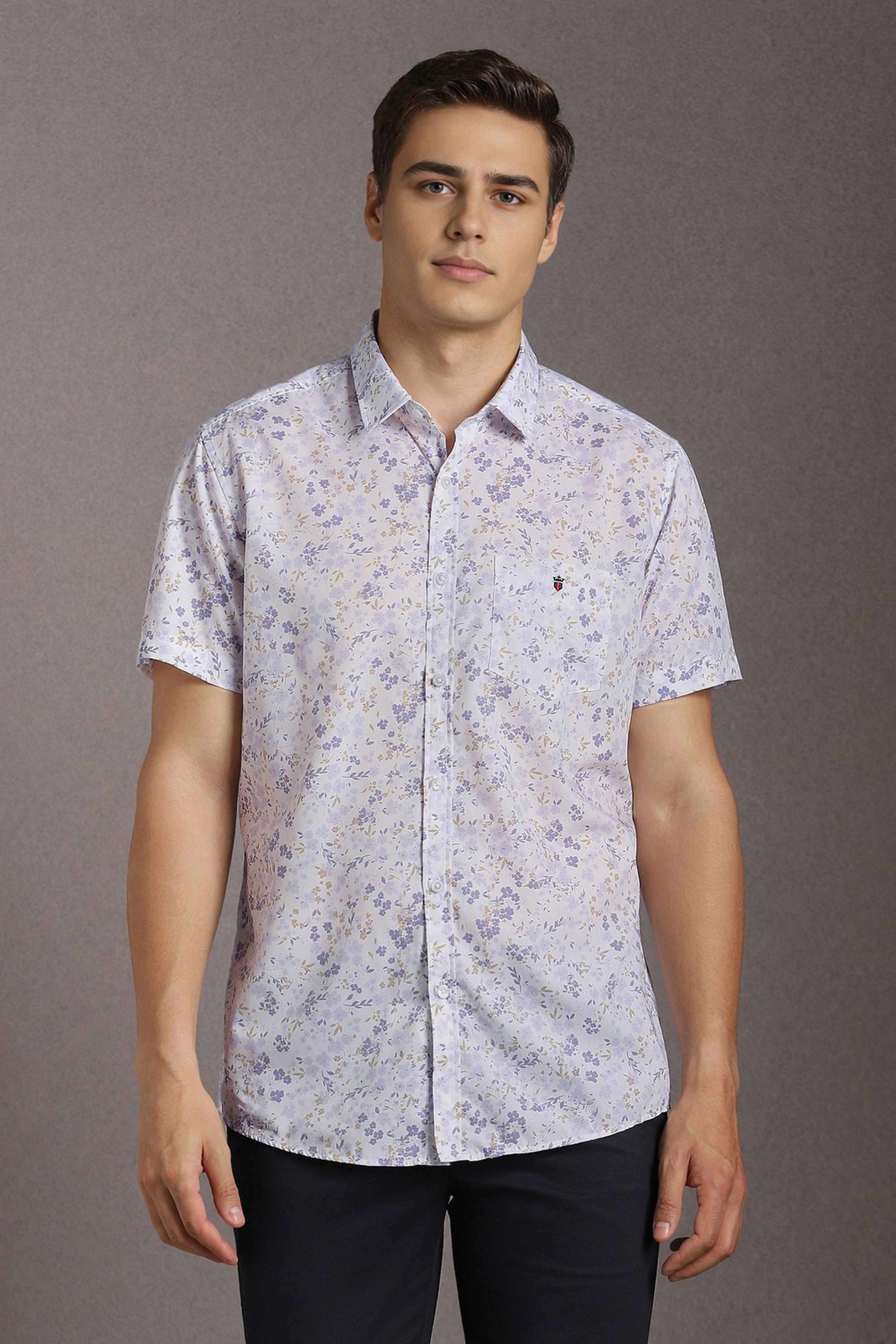Printed-Cotton-Blend-Slim-Fit-Men-s-Casual-Wear-Shirt