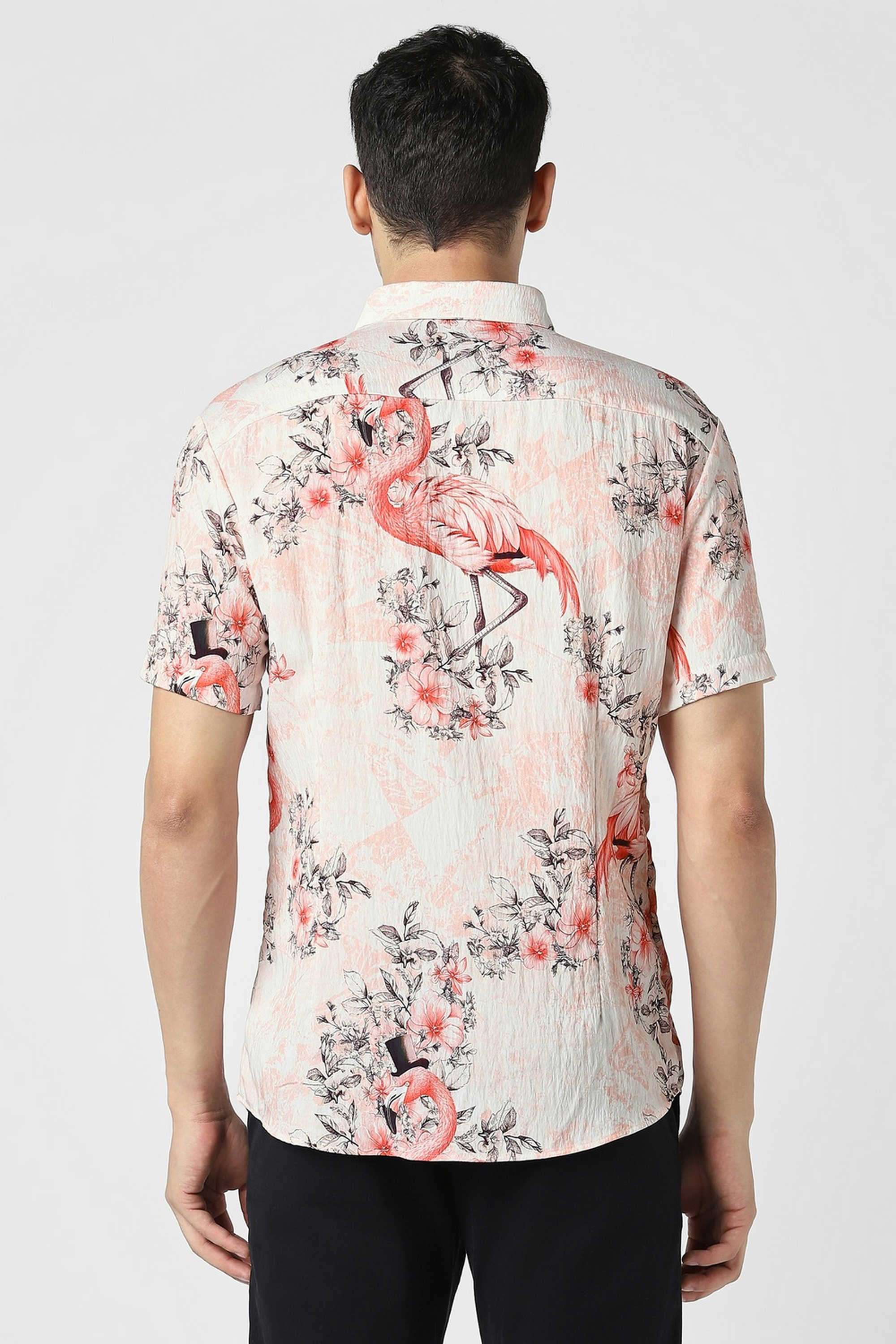 Solid-Blended-Fabric-Round-Neck-Men-s-T-Shirt