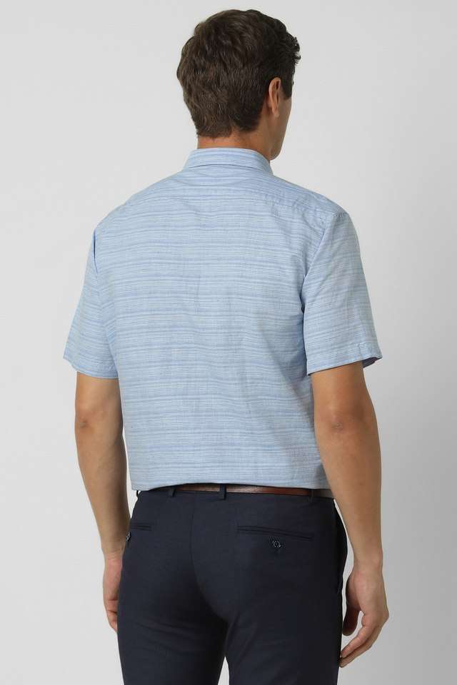 Textured-Blended-Fabric-Regular-Fit-Men-s-Formal-Wear-Shirt