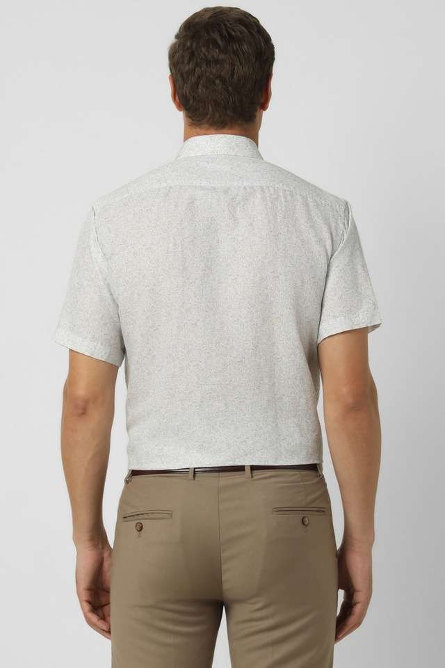 Printed-Blended-Fabric-Regular-Fit-Men-s-Formal-Wear-Shirt