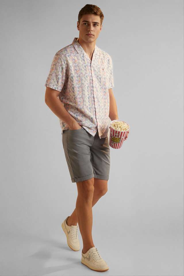 Printed-Blended-Fabric-Slim-Fit-Men-s-Casual-Wear-Shirt