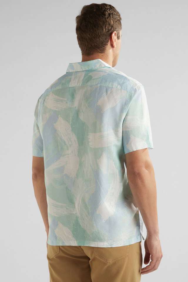 Printed-Blended-Fabric-Slim-Fit-Men-s-Casual-Wear-Shirt