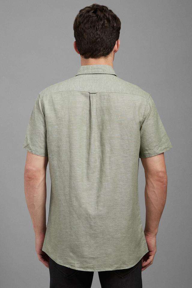 Textured-Blended-Fabric-Slim-Fit-Men-s-Casual-Wear-Shirt