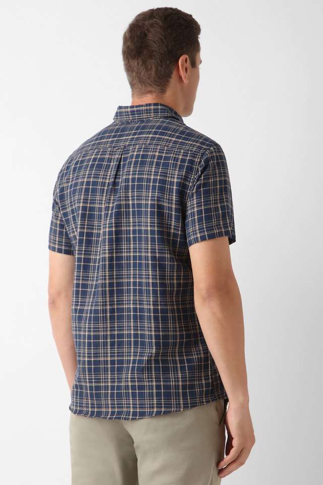 Checks-Blended-Fabric-Slim-Fit-Men-s-Casual-Wear-Shirt