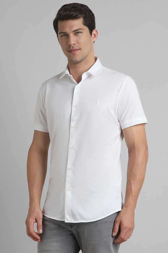 Solid-Cotton-Slim-Fit-Men-s-Casual-Wear-Shirt