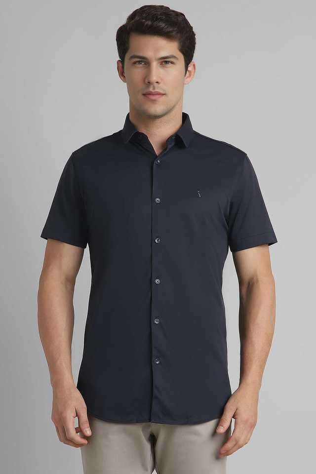 Solid-Cotton-Slim-Fit-Men-s-Casual-Wear-Shirt