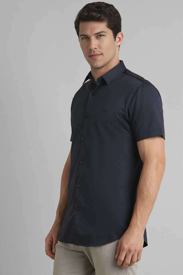 Solid-Cotton-Slim-Fit-Men-s-Casual-Wear-Shirt