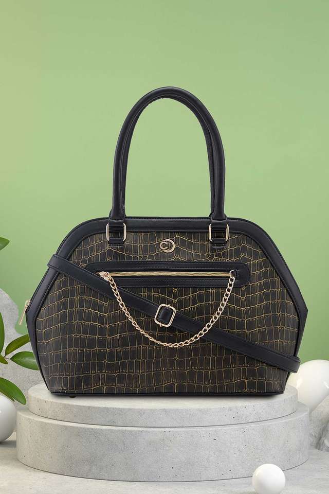 Polyester-Zipper-Closure-Women-s-Satchel-Bag