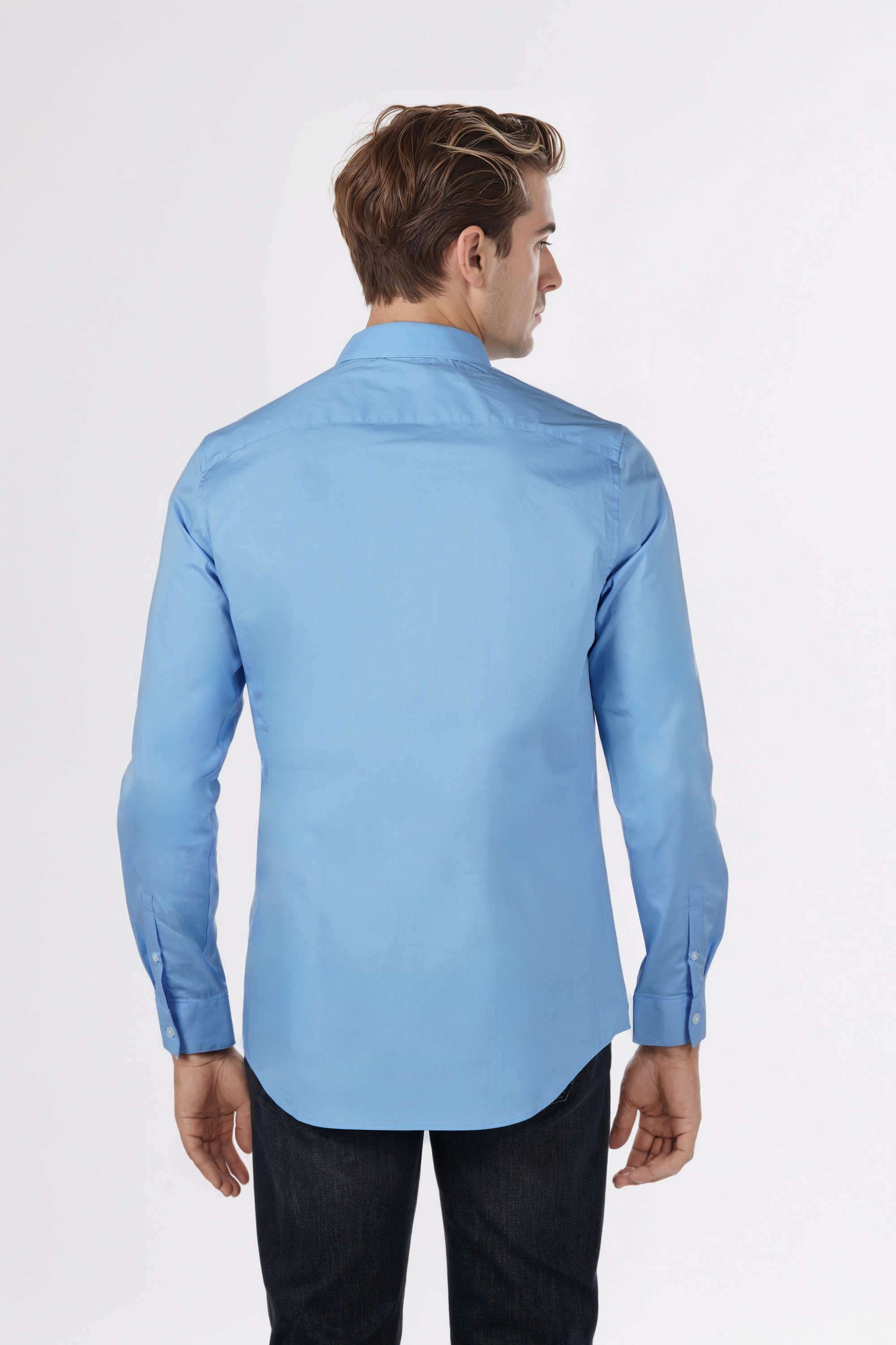 Light-Wash-Cotton-Slim-Fit-Men-s-Jeans