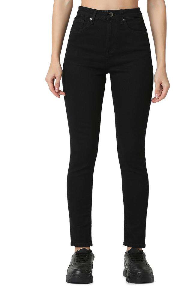 High-Rise-Dark-Wash-Cotton-Blend-Regular-Fit-Women-s-Jeans