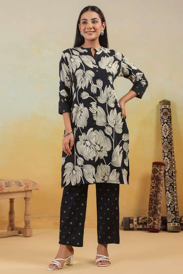 Printed Cotton Regular Fit Women's Co-Ord Set