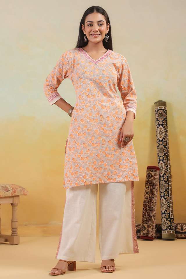 span Printed Cotton Regular Fit Women's Co-Ord Set-picture-24