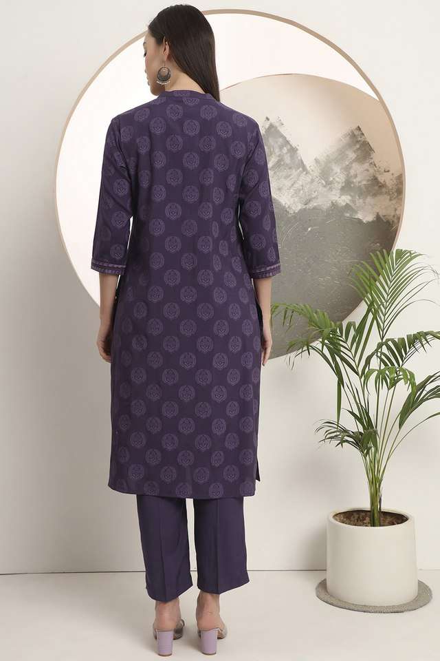 Printed-Cotton-Collared-Women-s-Casual-Wear-Kurta