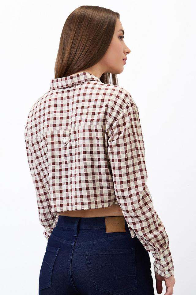 Archive-Revival-Checks-Cotton-Regular-Fit-Women-s-Shirt