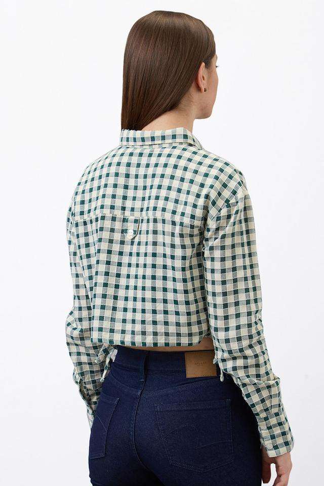 Archive-Revival-Checks-Cotton-Regular-Fit-Women-s-Shirt