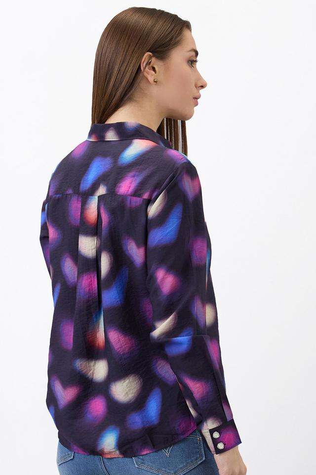 Printed-Nylon-Women-s-Casual-Wear-Shirt