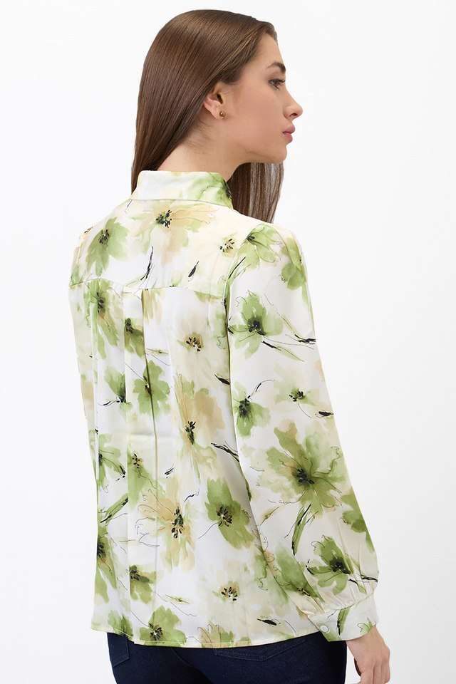 Printed-Polyester-Women-s-Casual-Wear-Shirt