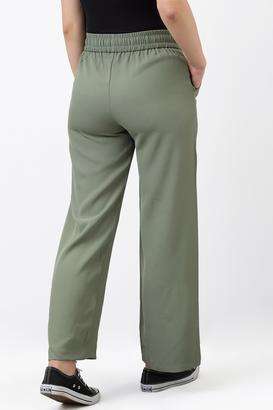 Illusive-Spell-Solid-Blended-Fabric-Straight-Fit-Women-s-Trousers