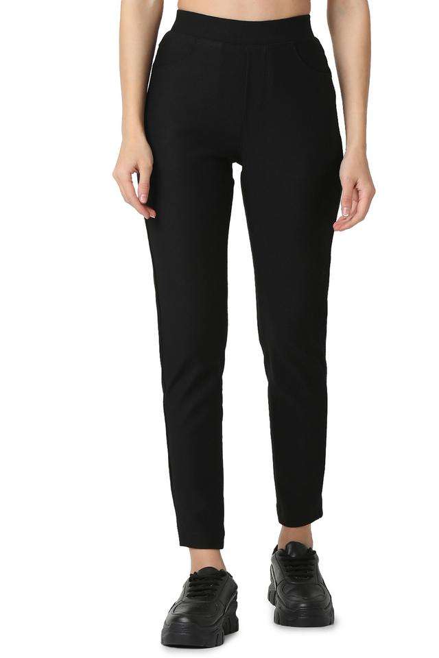 Solid-Regular-Fit-Polyester-Women-s-Casual-Wear-Track-Pants