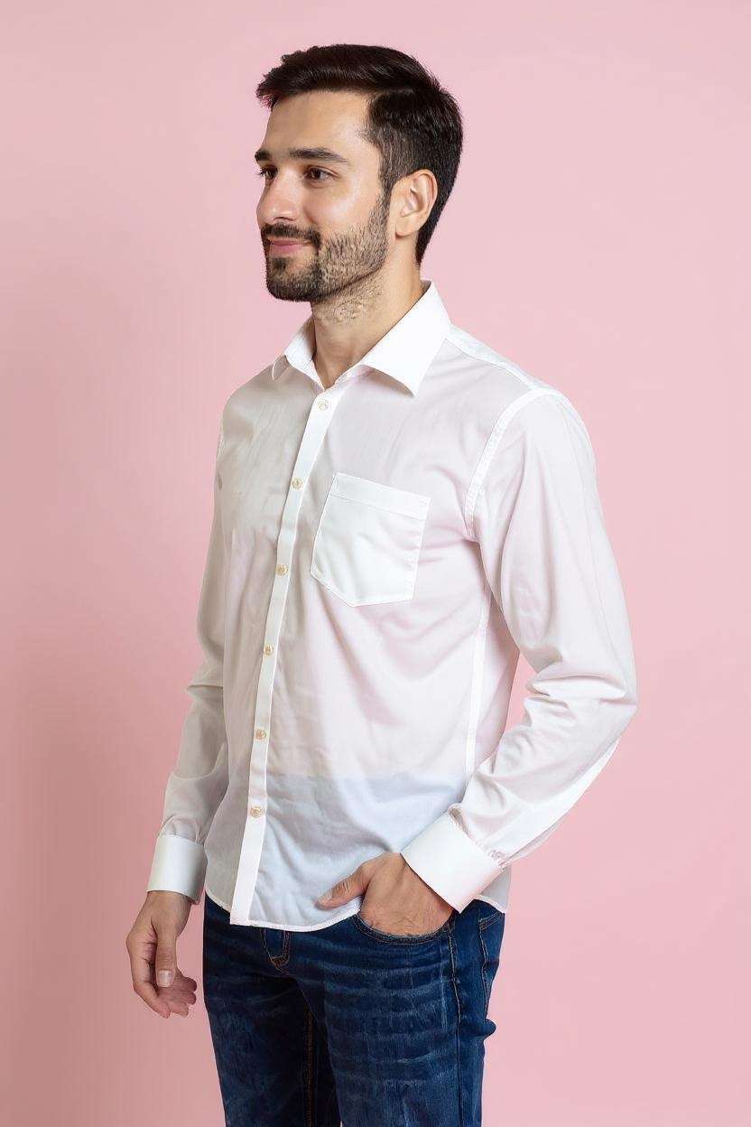 Solid-Cotton-Regular-Fit-Men-s-Casual-Wear-Shirt