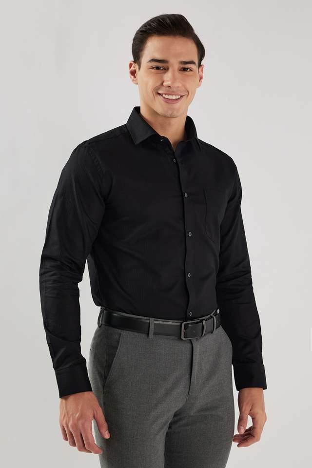 Dobby-Cotton-I-Fit-Men-s-Formal-Wear-Shirt