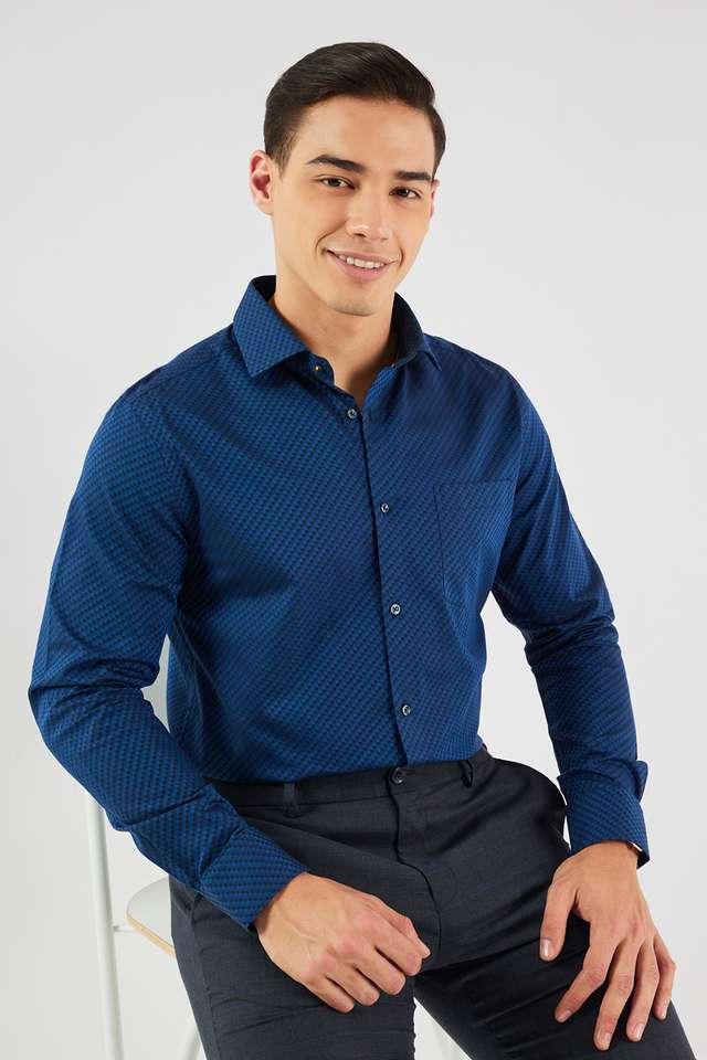 Dobby-Cotton-I-Fit-Men-s-Formal-Wear-Shirt
