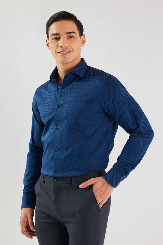 Dobby-Cotton-I-Fit-Men-s-Formal-Wear-Shirt