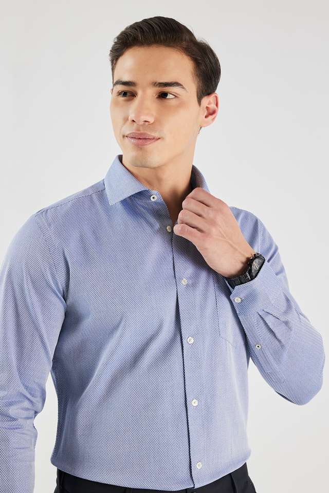 Dobby-Cotton-I-Fit-Men-s-Formal-Wear-Shirt