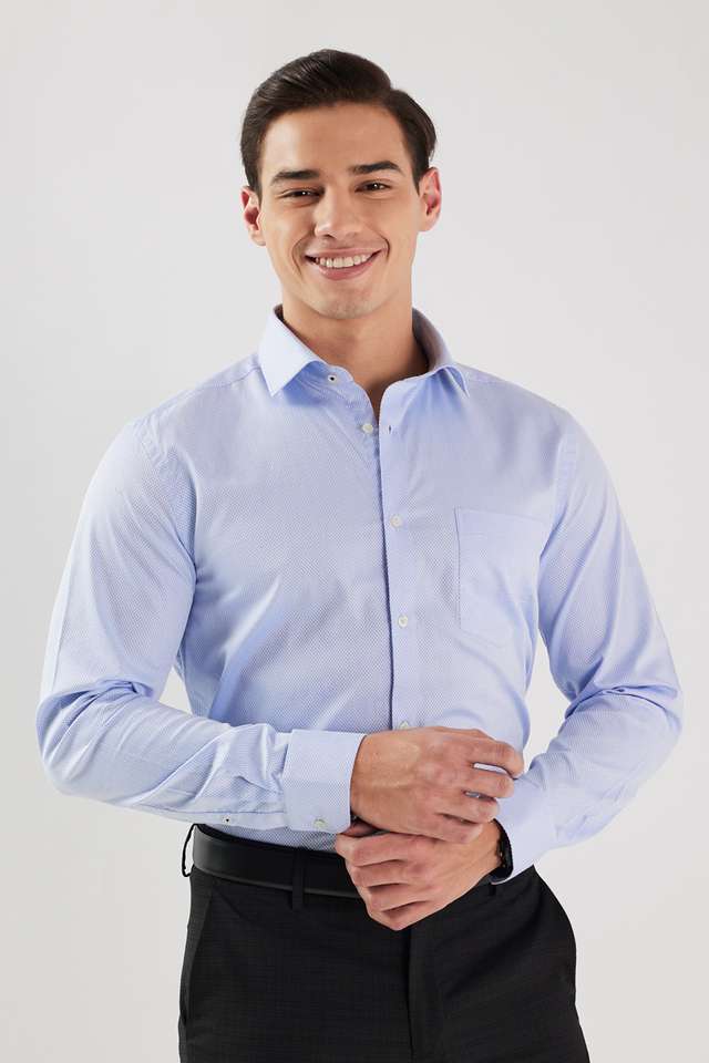 Dobby-Cotton-I-Fit-Men-s-Formal-Wear-Shirt