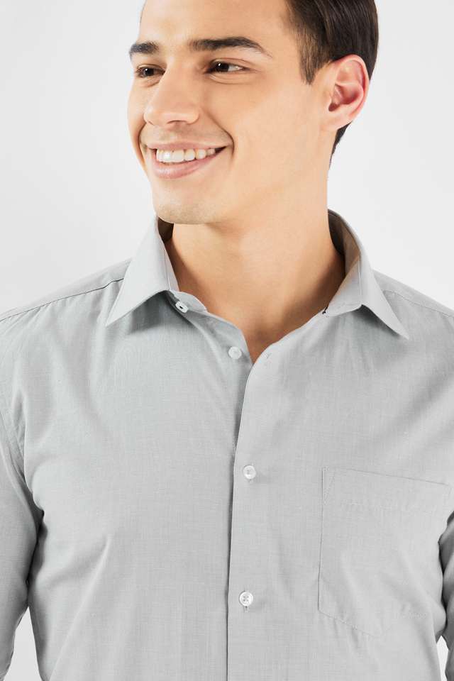 Dobby-Cotton-Blend-Relaxed-Fit-Men-s-Formal-Wear-Shirt