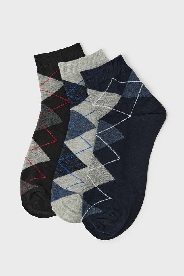 Cotton-Ankle-Length-Men-s-Ankle-Socks-Assorted-Pack-of-3