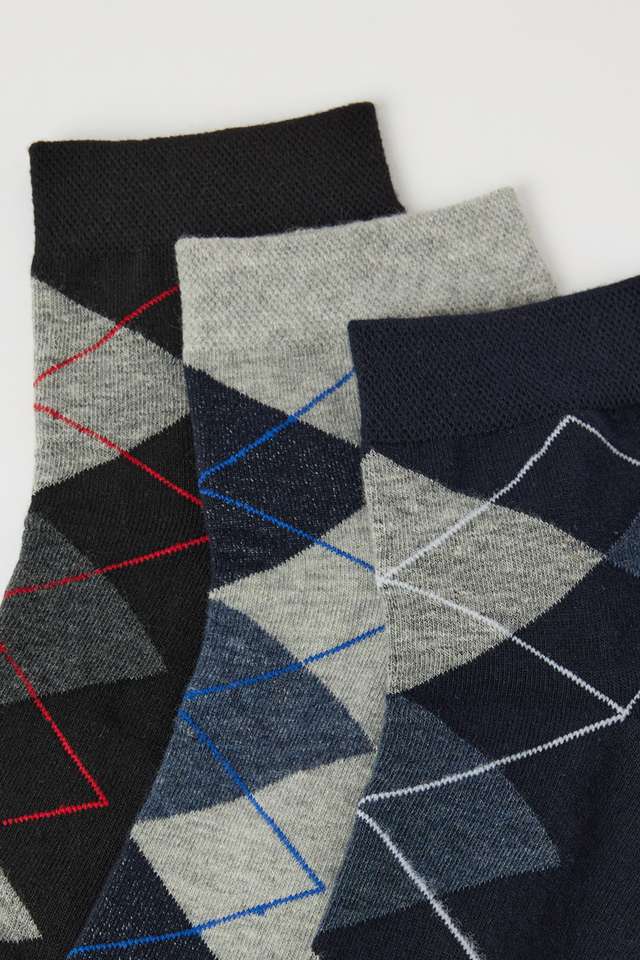 Cotton-Ankle-Length-Men-s-Ankle-Socks-Assorted-Pack-of-3