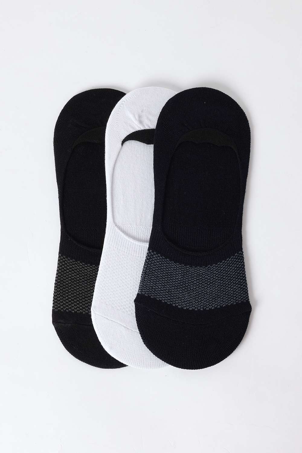 Cotton-Men-s-No-Show-Socks-Assorted---Pack-of-3