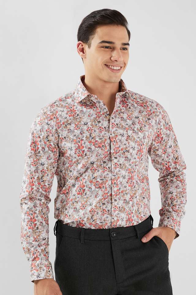 Printed-Cotton-Blend-I-Fit-Men-s-Formal-Wear-Shirt