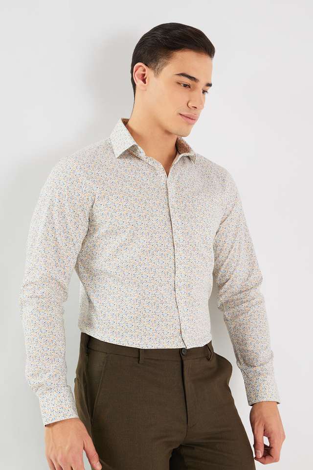 Printed-Cotton-Blend-I-Fit-Men-s-Formal-Wear-Shirt