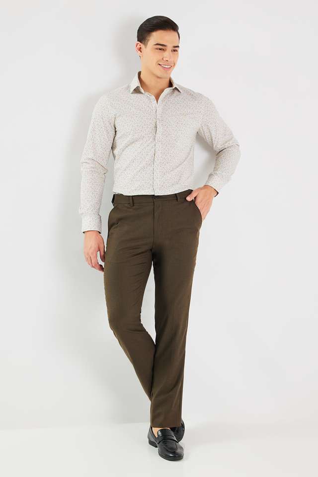 Printed-Cotton-Blend-I-Fit-Men-s-Formal-Wear-Shirt