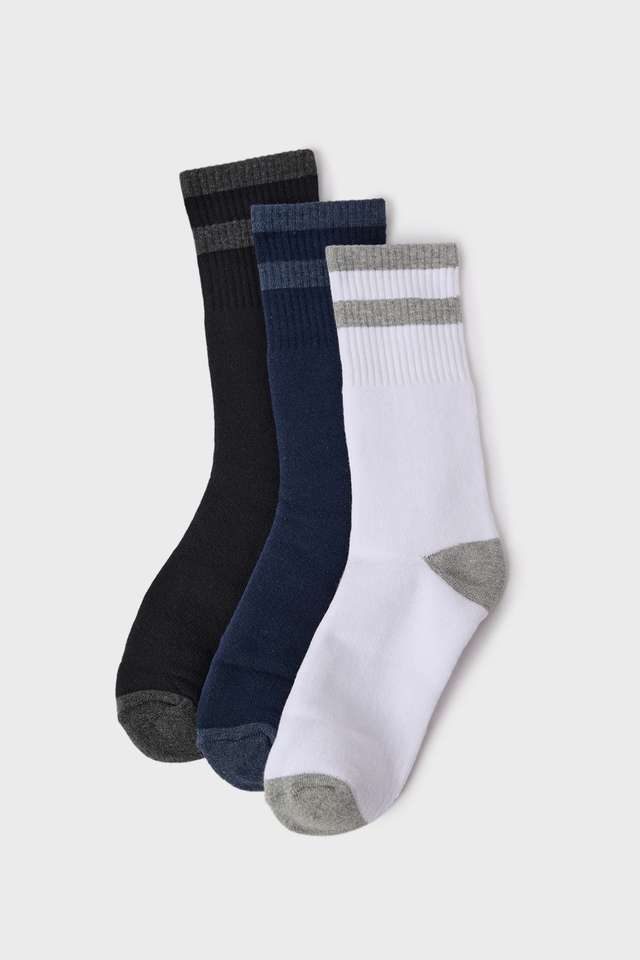 Cotton-Men-s-Crew-Socks-Assorted-Pack-of-3