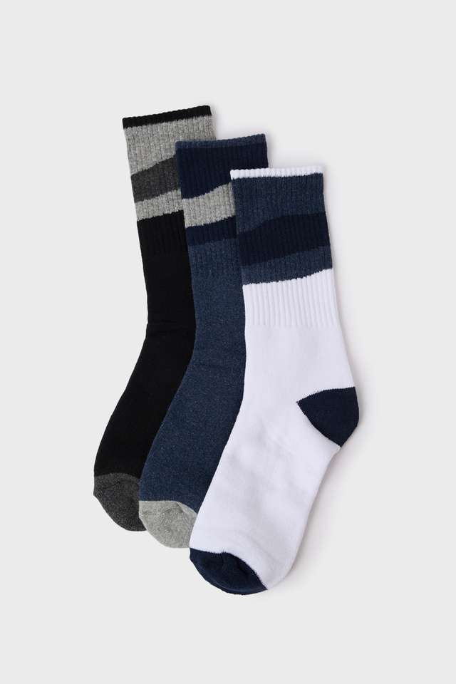 Cotton-Men-s-Crew-Socks-Assorted-Pack-of-3